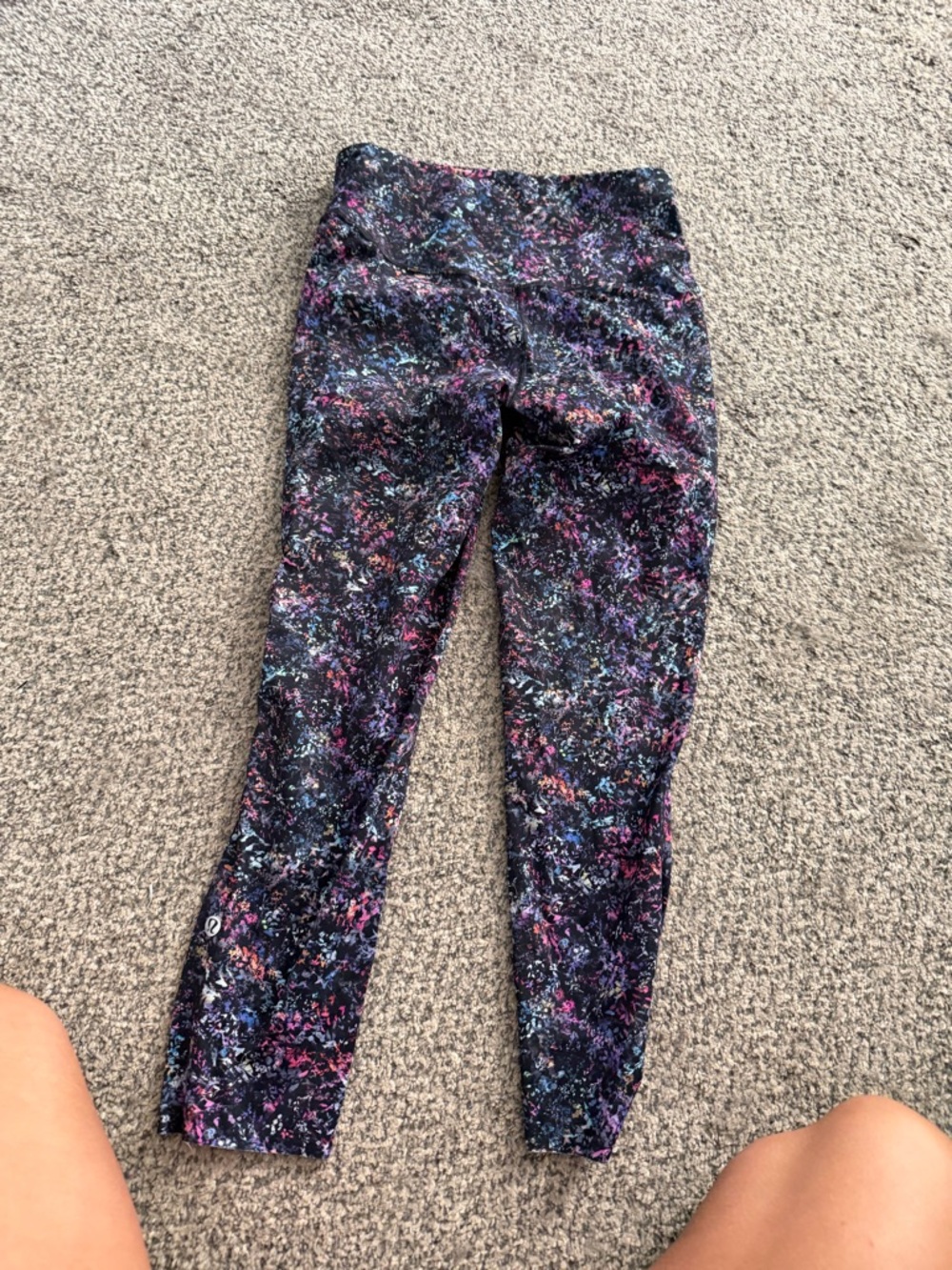 lululemon athletica Multicolor Speckled Leggings - Purple Pink Blue Black